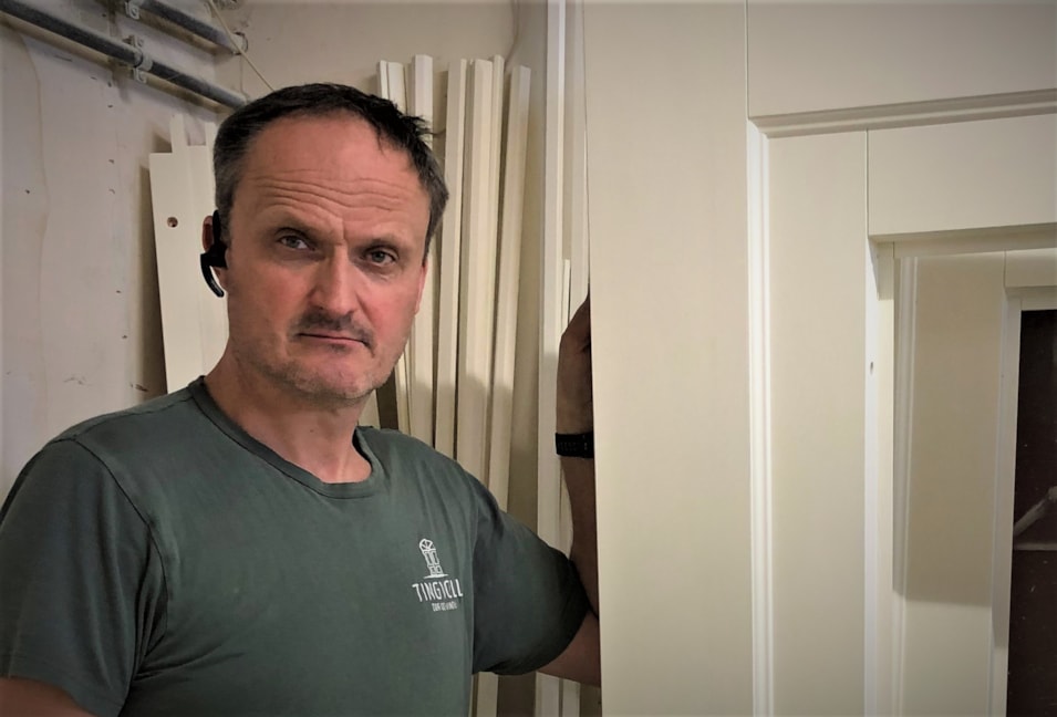 Bilde av Einar Bergslid som er hovedaksjonær og daglig leder i Tingvoll Dør og Vindu AS.