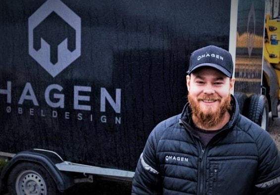 Bilde av møbelsnekker Kjetil Hagen i Hagen møbeldesign i Porsgrunn