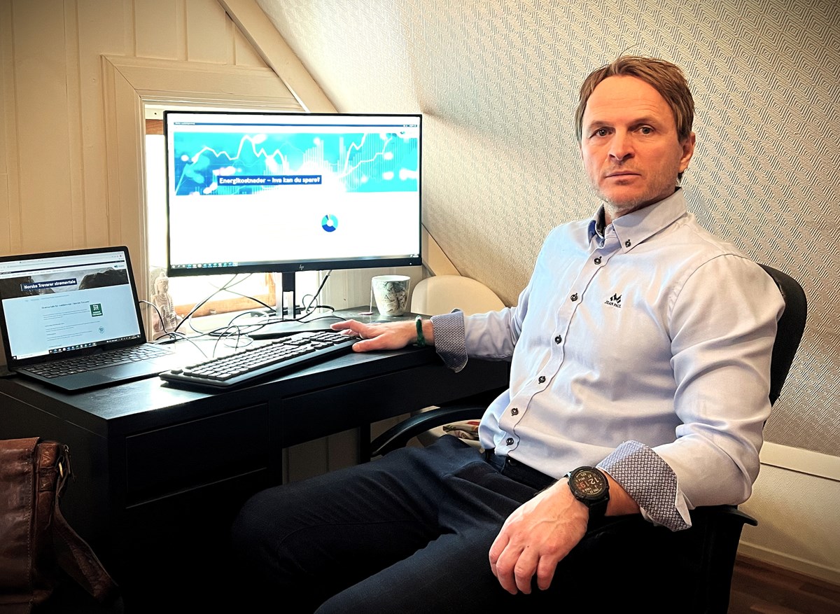 Bilde av Rolv-Arne Haugen er key account manager i strømleverandøren Entelios AS, som Norske Trevarer inngikk en bransjeavtale med i 2020.