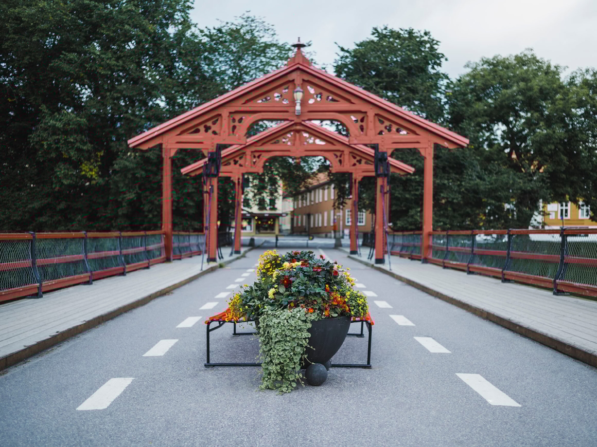 Bilde av bybrua i Trondheim